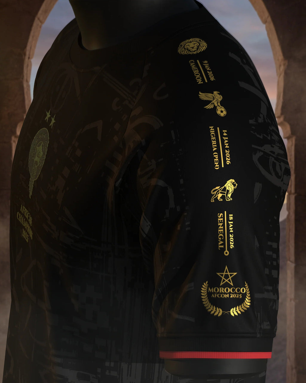 Maillot Maroc Domicile 2026 — 2 Étoiles