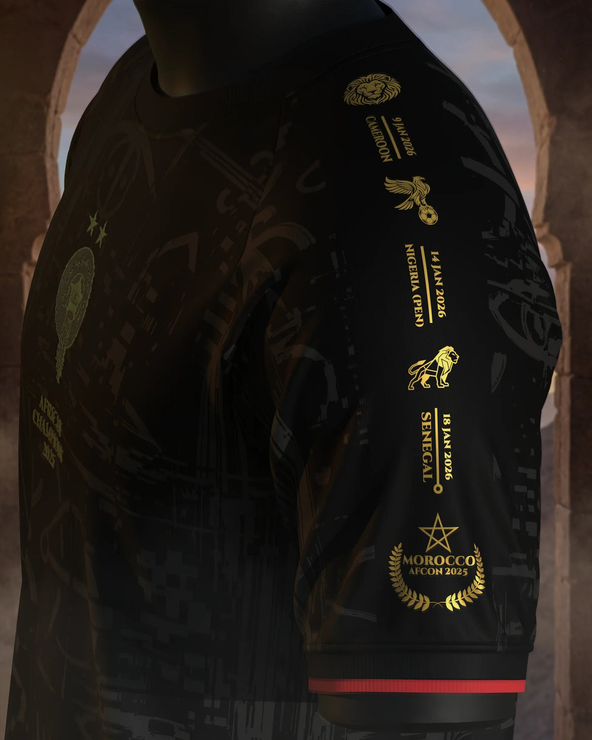 Maillot Maroc Domicile 2026 — 2 Étoiles